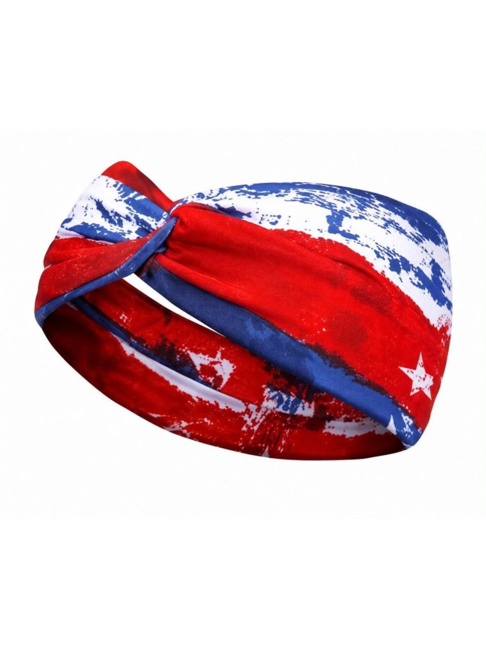 Patriotic Headbands for Women Twist Headbands, American Flag Hair Accessories fo